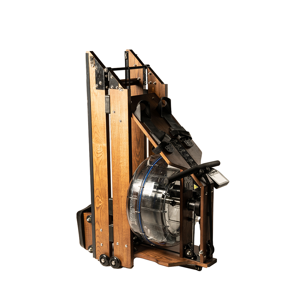 LEAP SPORTS Foldable Wooden Water Rowing Machine