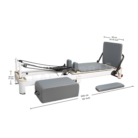 LEAP SPORTS Pilates Reformer Foldable G2