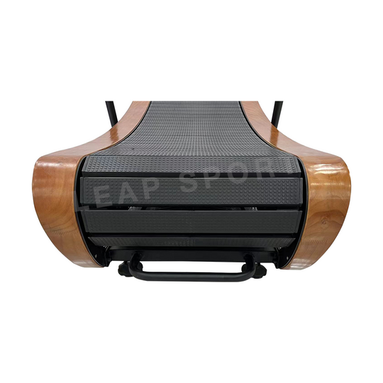 LEAP SPORTS Wooden Curved Manual Treadmill