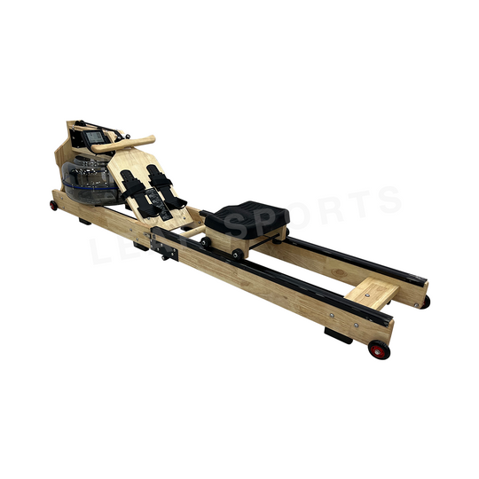 LEAP SPORTS Foldable Wooden Water Rowing Machine