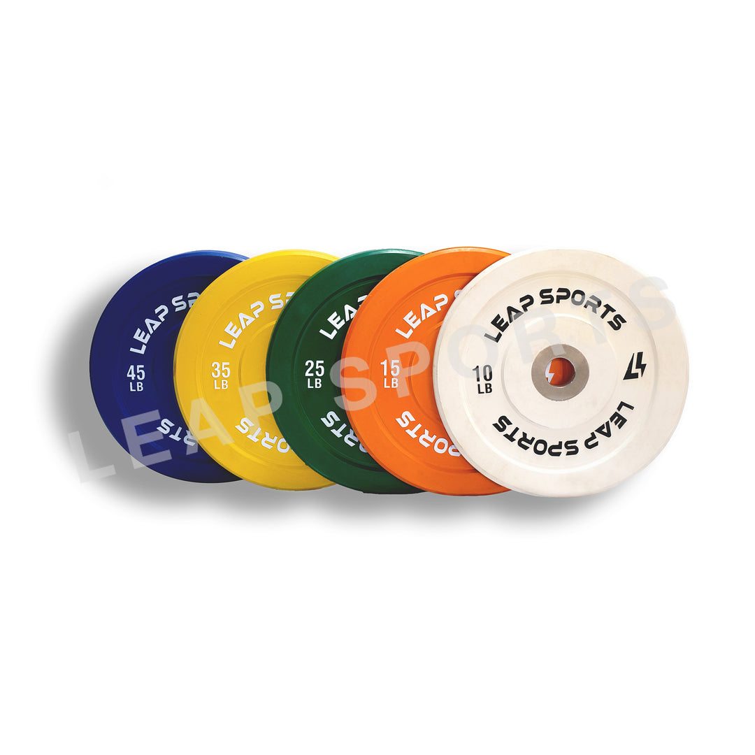 LEAP SPORTS Color Bumper Plate Combo (260LB)