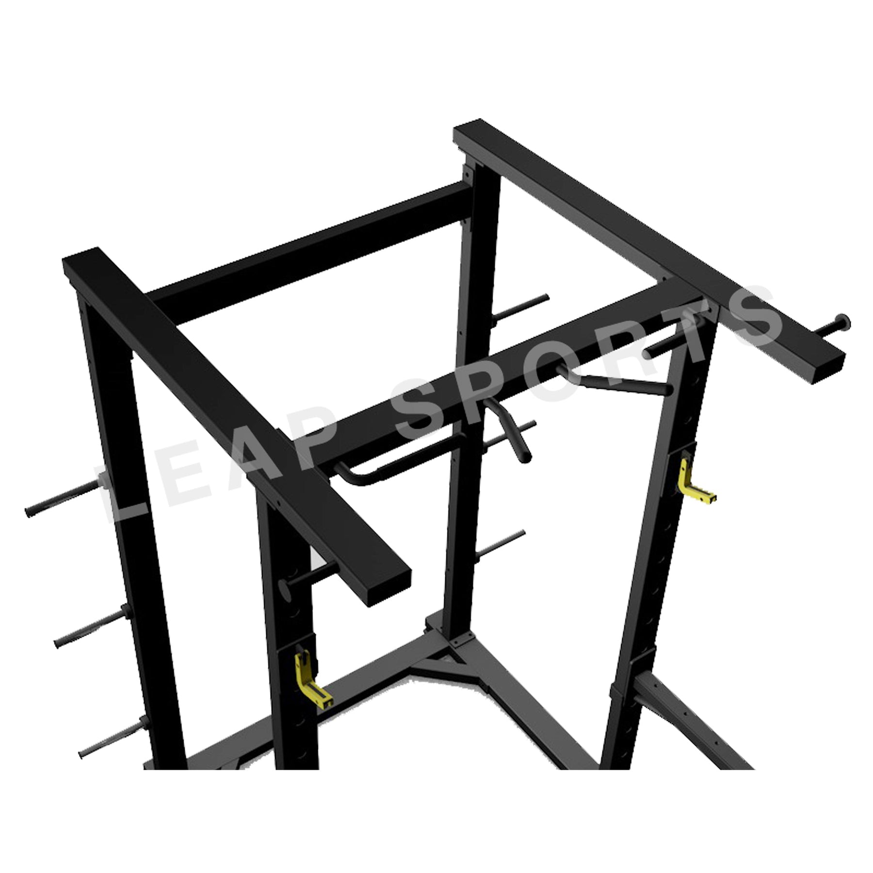 Leap Sports Power Rack - Adjustable Bench - 7' Barbell Combo - Fitness ...