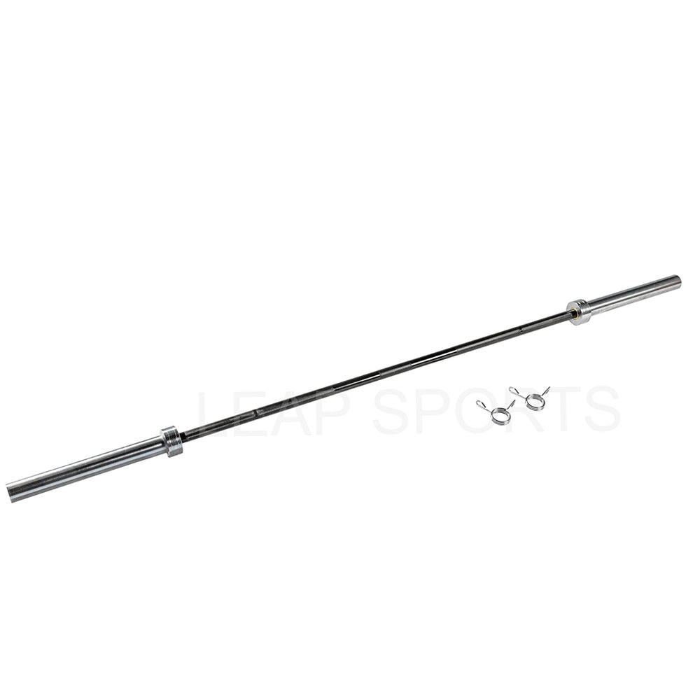 All Black Zinc Olympic Barbell - 7FT,1500lb