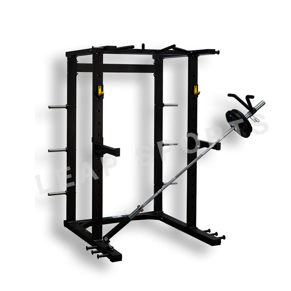 LS Power Rack - Adjustable Training Bench - 7' Barbell Combo