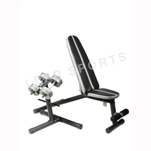 Load image into Gallery viewer, Adjustable FID Bench and Dumbbell Combo (Incl. 70LB Dumbbell Weight)
