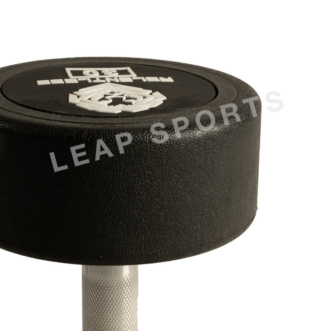 LEAP SPORTS 5-50LB Round Dumbbell Set with Stand